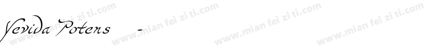 Yevida Potens 常规字体转换